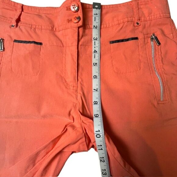 Jamie Sadock Women's Bermuda Short Coral Stretch Pockets Zippers Size 2 - Picture 5 of 10